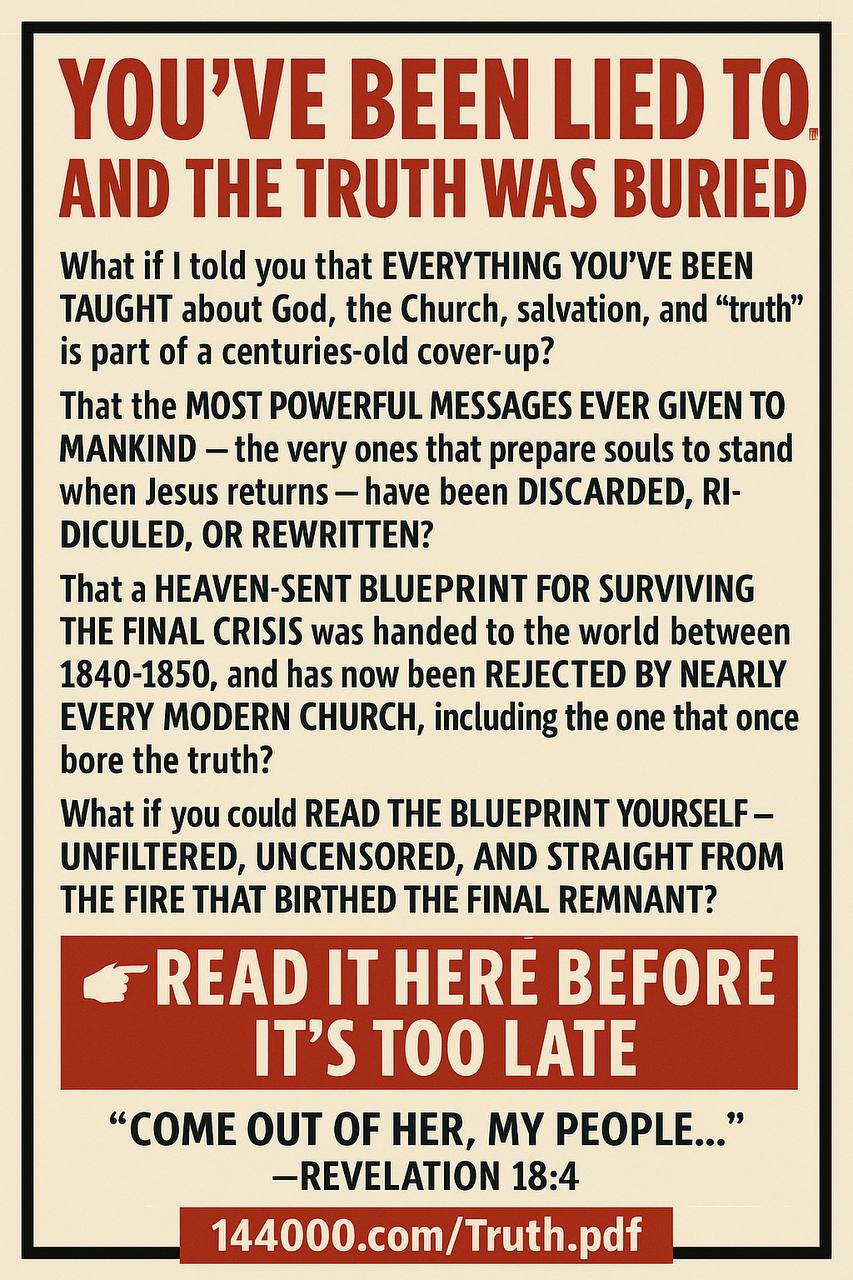 You’ve Been Lied To – Read the Final Remnant Blueprint